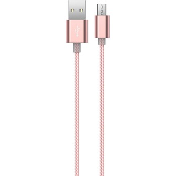 Cablu de date Devia Gracious, MicroUSB, 1.5m, Rose Gold Cablu de date Devia Gracious, MicroUSB, 1.5m, Rose Gold