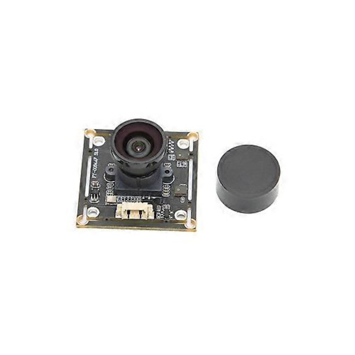 Модул камера USB FRU-CJK0424-260918-1480, 8 MP, 4K Ultra HD 3840x2160 25 fps, широк ъгъл 116°, UVC plug-and-play, двойни микрофони с шумопотискане, 1080p увеличение
