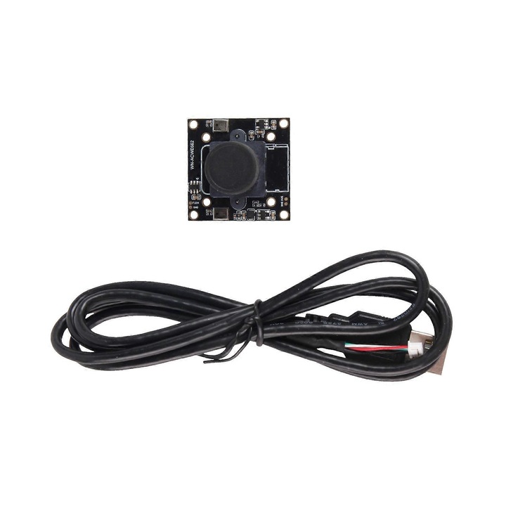 Модул камера USB IMX662 FRU-CJK0424-260919-1168, 2MP 1080p 1/2.8", FOV 92°, 60 fps, MJPEG, USB 2.0, черен, с кабел