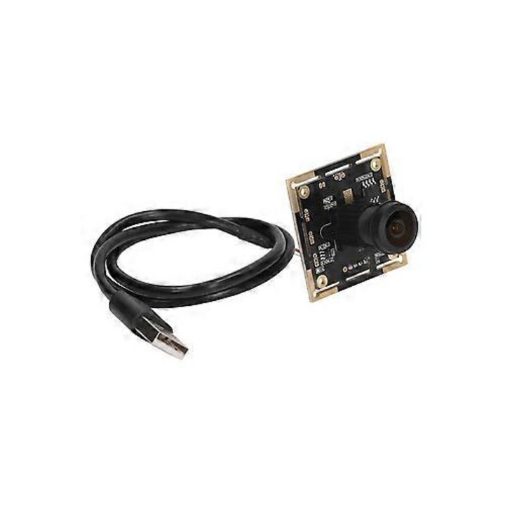 USB камера модул FRU-CJK0424-260918-1289, 1MP OV9732, 1280x720 HD, MJPEG, 30 FPS, 180° панорамен ъгъл (с изкривяване), черен