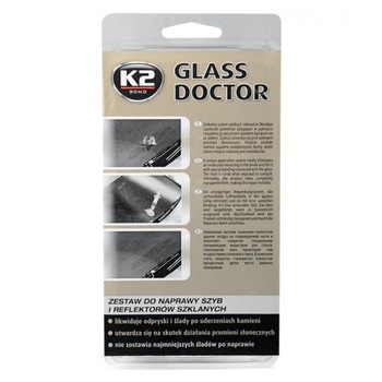 Kit reparatii parbrize, geamuri, faruri 80g GLASS DOCTOR, K2 Kit reparatii parbrize, geamuri, faruri 80g GLASS DOCTOR, K2