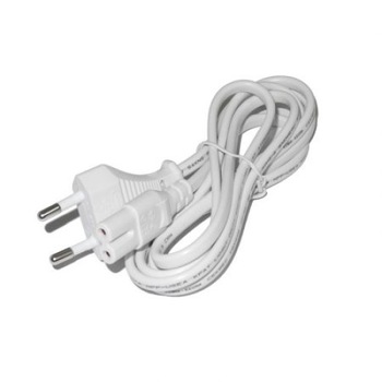 Cablu Alimentare 2PIN 1,5m 5A Fisa EU Alb Astrum Cablu Alimentare 2PIN 1,5m 5A Fisa EU Alb Astrum