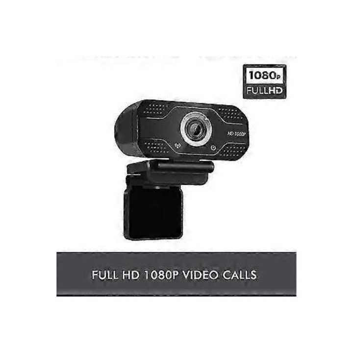 Уеб камера W830 FRU-CJK0424-260918-346, Full HD 1080p, широкоъгълен обектив 90°, микрофон с намаляване на шума, автоматична корекция на светлината, H.264, USB plug-and-play, съвместима с PC/Mac/Smart TV, черна