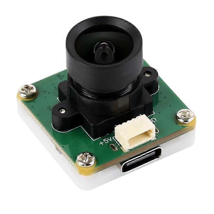 Модул камера USB OV2735 FRU-CJK0424-260919-1326, 2 MP, USB 2.0 Type-C и SH1.0 4-пинов конектор, 1920x1080 30 FPS, FOV 96°, фокусно разстояние 2.88mm, фиксиран фокус, черен, 25 x 25 mm
