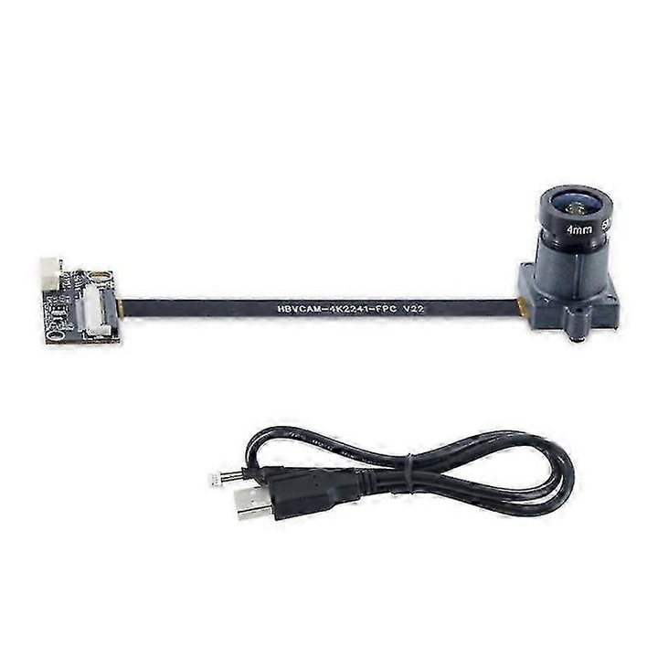 Модул камера USB FRU-CJK0424-260919-053, сензор IMX415 1/2.8'' 8.3 MP (4K 3840x2160) MJPEG, USB 2.0, 30 fps, обектив 4 мм, кабел 50 см, черен