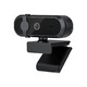 Уеб камера FRU-CJK0424-260919-1365, ръчен фокус, вграден микрофон, 30 fps, USB 2.0 plug-and-play, ъгъл на обектива 60-70°, кабел 1.5 м, черна