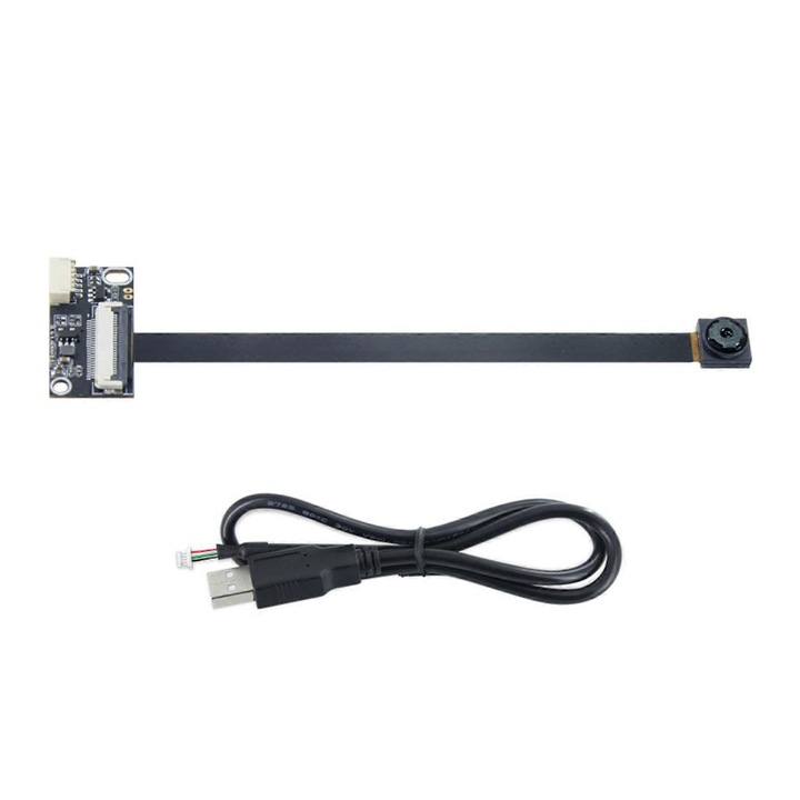USB камера модул IMX258 FRU-CJK0424-260919-144, 12MP автофокус, 3840x3104, ABS корпус, USB кабел 50 см, черен