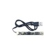 Модул камера USB FRU-CJK0424-260919-1103, CMOS GC2145 2MP, широкоъгълен 72/120°, USB 2.0, вграден микрофон, фиксиран фокус, черен, 60x8 мм