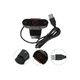 Уеб камера FRU-CJK0424-260918-1365, USB 2.0, HD с вграден микрофон и регулируема щипка, черен/оранжев