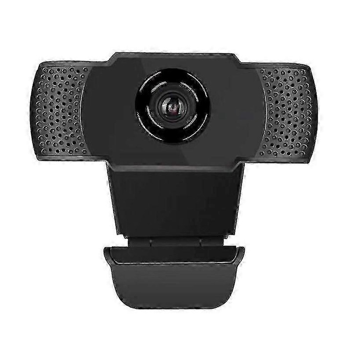 Уеб камера USB FRU-CJK0424-260919-1330, 1080p Full HD 30 fps, вграден микрофон, USB 2.0, M-JPEG, кабел 150 см, черна