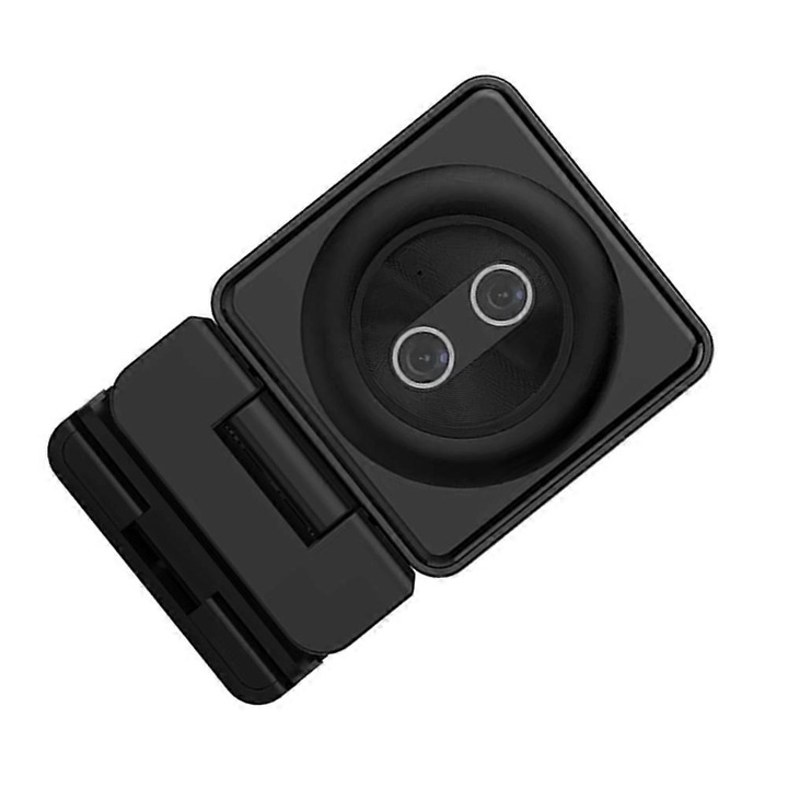 Уеб камера USB FRU-CJK0424-260919-1364, двойна леща 12MP 4K 30fps, автофокус, вграден микрофон, 20x увеличение, дистанционно управление, черна