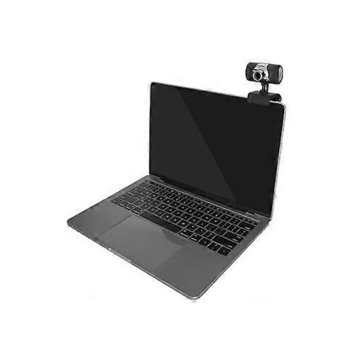 Уебкамера Q15, 1080p Full HD с вграден микрофон, CMOS сензор, стъклен обектив, USB, 30 FPS, черна, кабел 150 см, FRU-CJK0424-260918-129