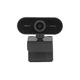 Уеб камера FRU-CJK0424-260919-1268, HD 1080P, автофокус, намаляване на шума, стерео микрофон, USB, черна