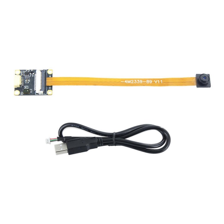 Модул камера USB OV4689 FRU-CJK0424-260919-1347, 4MP, широк ъгъл 65°/160°, USB 2.0, вграден микрофон, кабел прибл. 40 см, Многоцветен