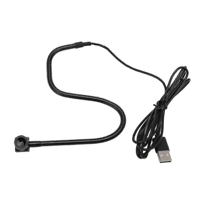 Уеб камера USB FRU-CJK0424-260919-1450, 2MP FHD с вграден микрофон, монтаж в центъра на екрана, plug-and-play, черна