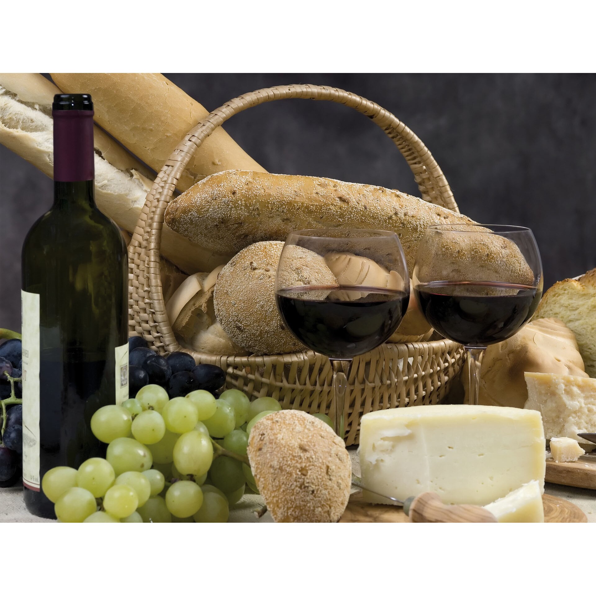 Fototapet DEGRETS 83778 Paine si vin 184x254cm