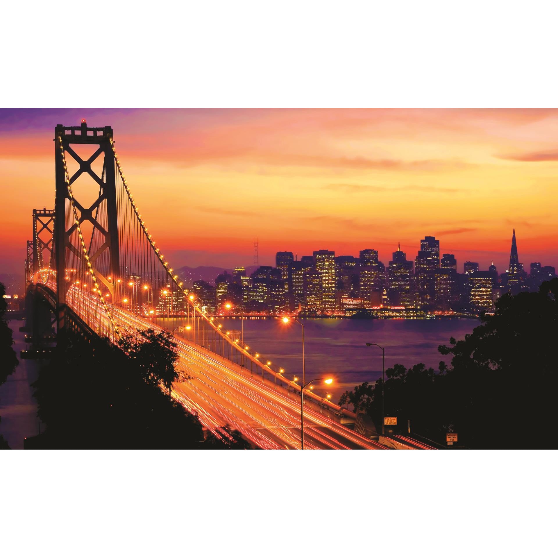 Fototapet DEGRETS 83798 Rasarit peste San Francisco 254x368cm