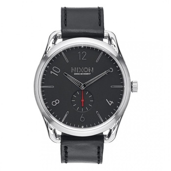NIXON A465-008 C45 Leather Black Red 45mm 10ATM NIXON A465-008 C45 Leather Black Red 45mm 10ATM