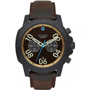 NIXON A940-2209 Ranger Chrono Leather Silver Saddle 44mm 10ATM NIXON A940-2209 Ranger Chrono Leather Silver Saddle 44mm 10ATM