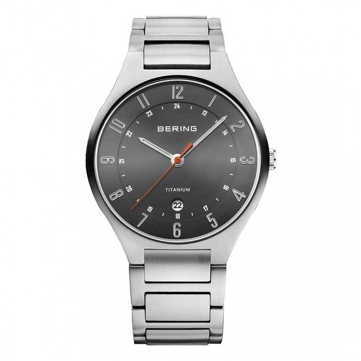 Мъжки часовник Bering 11739-772 Titanium 39mm 5ATM