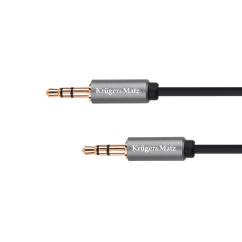 Cablu jack 3.5 tata - tata 1 m Kruger&Matz Basic Cablu jack 3.5 tata - tata 1 m Kruger&Matz Basic