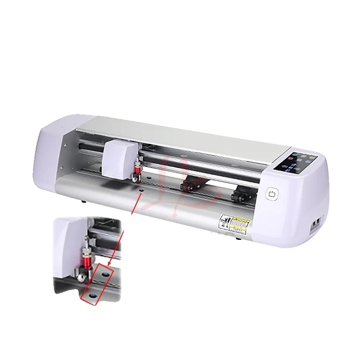 Режещ плотер CX720 InductionWhite, прецизност +/-0,01 mm, максимална скорост 850 mm/s, налягане на рязане 1000 g, повторяемост 0,025 mm, USB/U Disk, Wi‑Fi по избор, бял