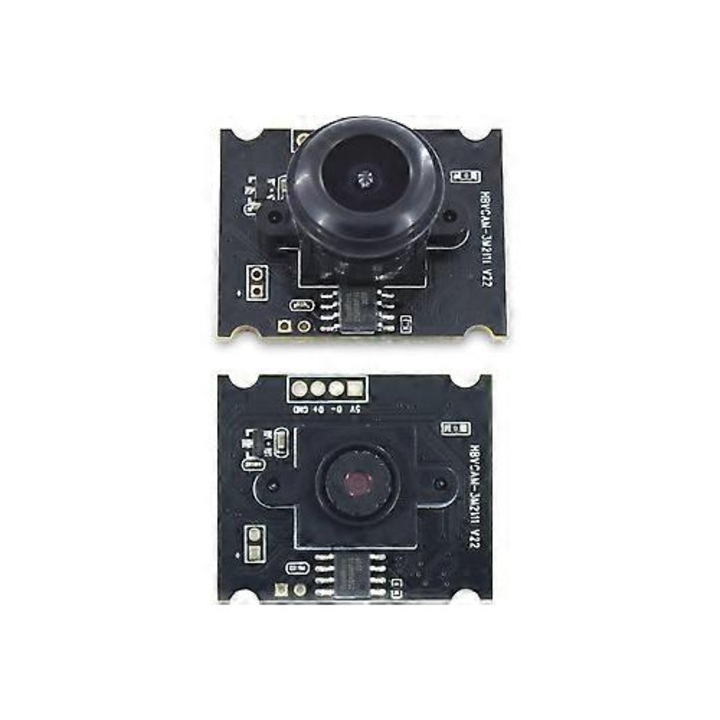 Модул камера USB FRU-CJK0424-260919-1353, 3MP (1080p), сензор OV3660, широкоъгълен 110°, ръчен фокус, UVC OTG интерфейс, черен