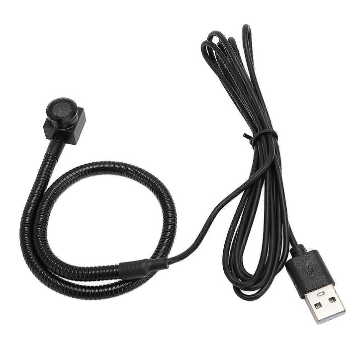 Уеб камера за централен монтаж FRU-CJK0424-260919-1053, 8MP, автофокус, вграден микрофон, 3.6 мм обектив, USB, черна