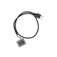 Модул камера USB HBVCAM-V2101 V11 FRU-CJK0424-260919-990 0.3MP (GC0308 1/6.5"), UVC OTG, 50° FOV, 3.0 mm, ръчен фокус, USB 2.0, 640x480@30fps, черен, 30 x 25 x 11.3 mm