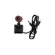Уеб камера USB 2.0 FRU-CJK0424-260918-198, VGA 640x480 CMOS, вграден микрофон, ръчен фокус, въртене на 360° с щипка, черно/червено