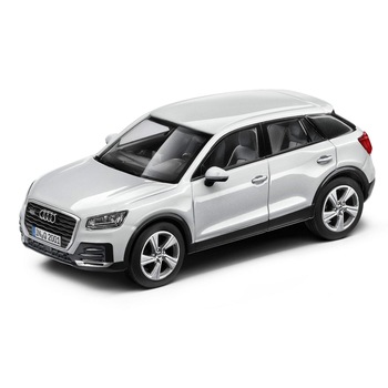Macheta Auto Audi Q2, 1:43, Alb Macheta Auto Audi Q2, 1:43, Alb