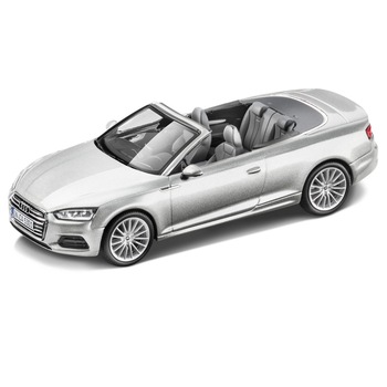 Macheta Auto Audi A5 Cabrio, 1:43, Argintiu Macheta Auto Audi A5 Cabrio, 1:43, Argintiu