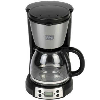 Cafetiera Star-Light CTF-915BL, 900 W, 1.5 l, display LCD, timer, anti-picurare, Negru/Inox Cafetiera Star-Light CTF-915BL, 900 W, 1.5 l, display LCD, timer, anti-picurare, Negru/Inox