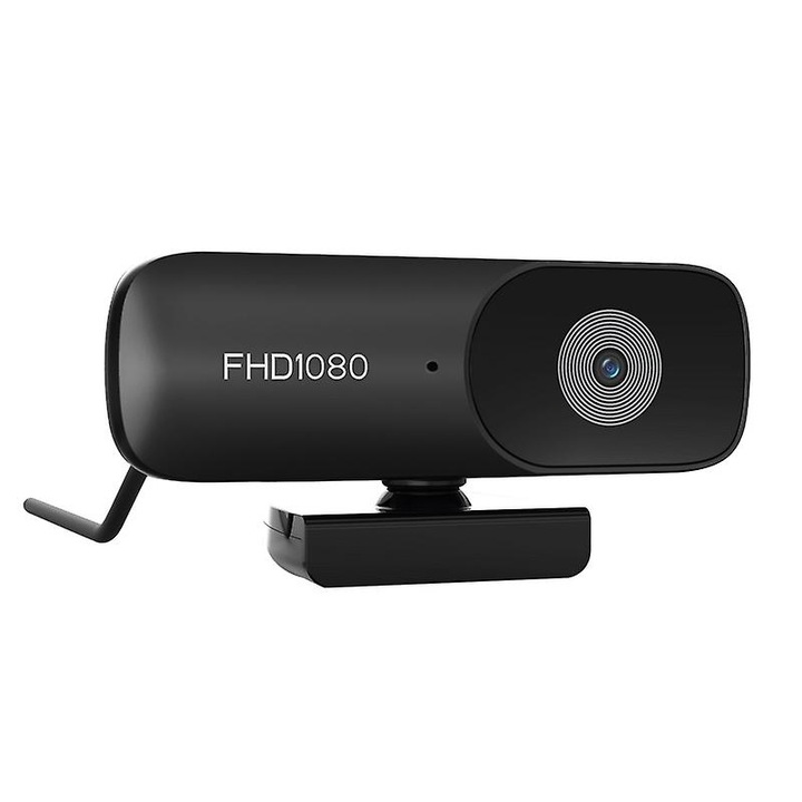 Уеб камера C90 FRU-CJK0424-260919-348, Full HD 1080p 30 fps, CMOS сензор 2MP, всепосочен микрофон с шумопотискане, USB, кабел 2.5 м, черна