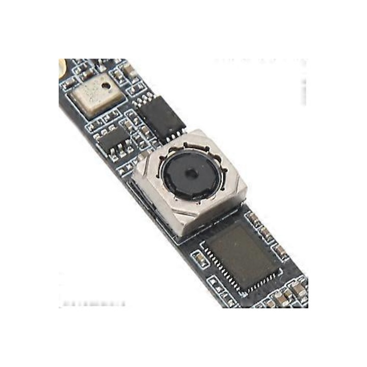 Модул камера USB FRU-CJK0424-260918-513, 5MP, сензор 1/4 инча, автофокус, 87° зрителен ъгъл без изкривявания, вграден двоен цифров микрофон, MJPEG 15FPS, OTG/UVC, 62x9x5mm