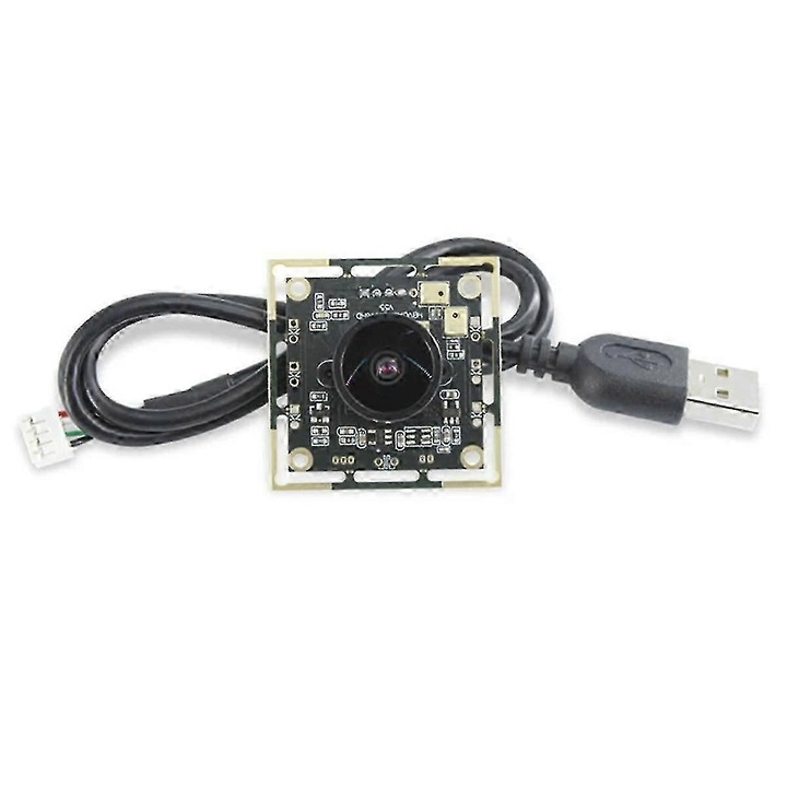 Модул камера USB FRU-CJK0424-260919-1073 OV2710 2MP 1080p 130° широкоъгълен, ръчен фокус, вграден микрофон, USB 2.0, черен
