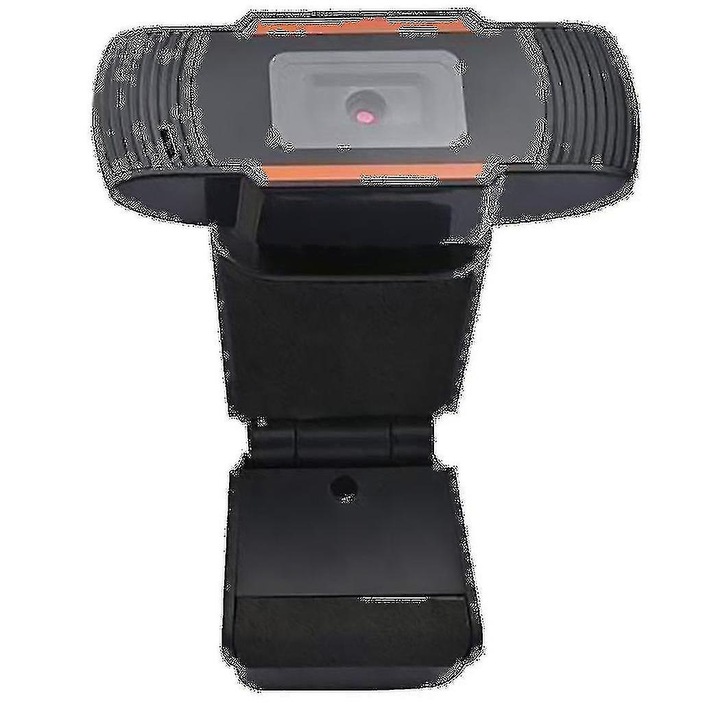 Уеб камера FRU-CJK0424-260919-1253, 480p, 30 fps, USB 2.0, автофокус, вграден микрофон, въртяща се ±30°, черна