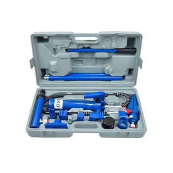 Set pompa hidraulica + accesorii, Geko, 4 tone, 125 mm Set pompa hidraulica + accesorii, Geko, 4 tone, 125 mm