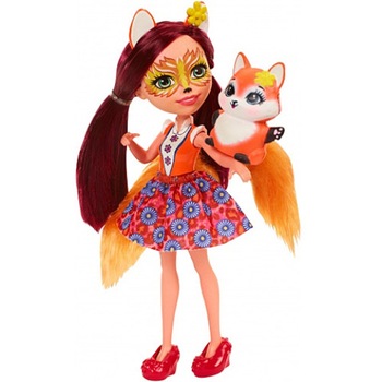 Papusa Felicity Fox cu vulpe EnchanTimals Papusa Felicity Fox cu vulpe EnchanTimals