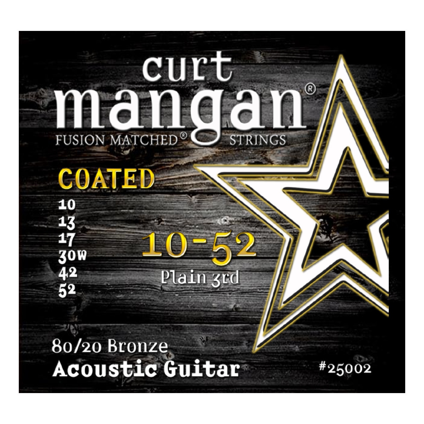 Set Corzi Chitara Acustica -Curt Mangan 80/20 Coated 10-52