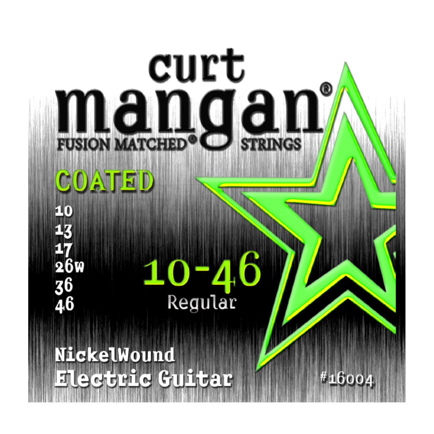 Set Corzi Chitara Electrica - Curt Mangan Nickel Wound Coated 10-46
