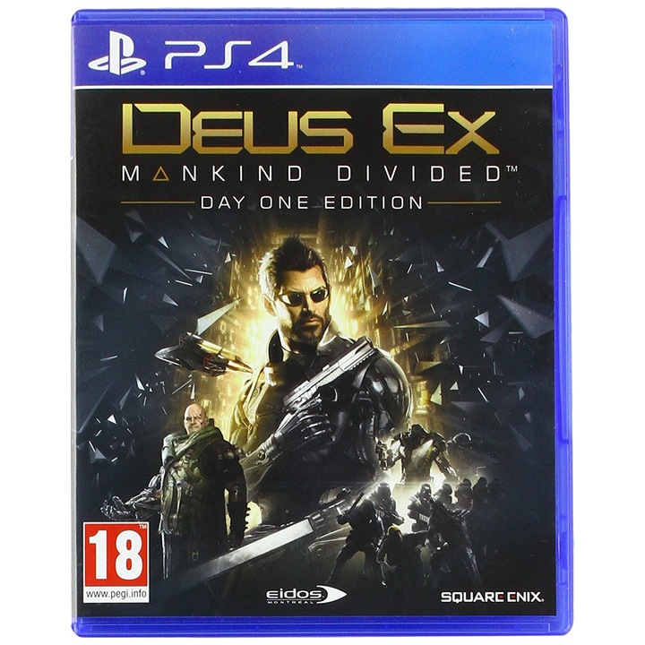 Joc Deus Ex: Mankind Divided Day One Edition pentru PS4