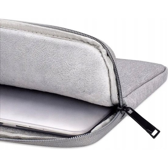 Husa laptop gri de 15, 6 inch - Material neopren - Rezistent la socuri - Rezistent la zgarieturi - Geanta laptop - Husa laptop - Husa de protectie laptop - Husa laptop - Husa laptop 15 inch - Geanta laptop 15/15, 6 inch
