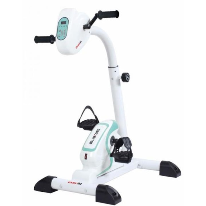 Bicicleta pentru recuperare EVERFIT WELLY E COMBI, Inaltime reglabila, 5 programe presetate, Potrivit pentru reabilitare si fizioterapia post-traumatica, Senior