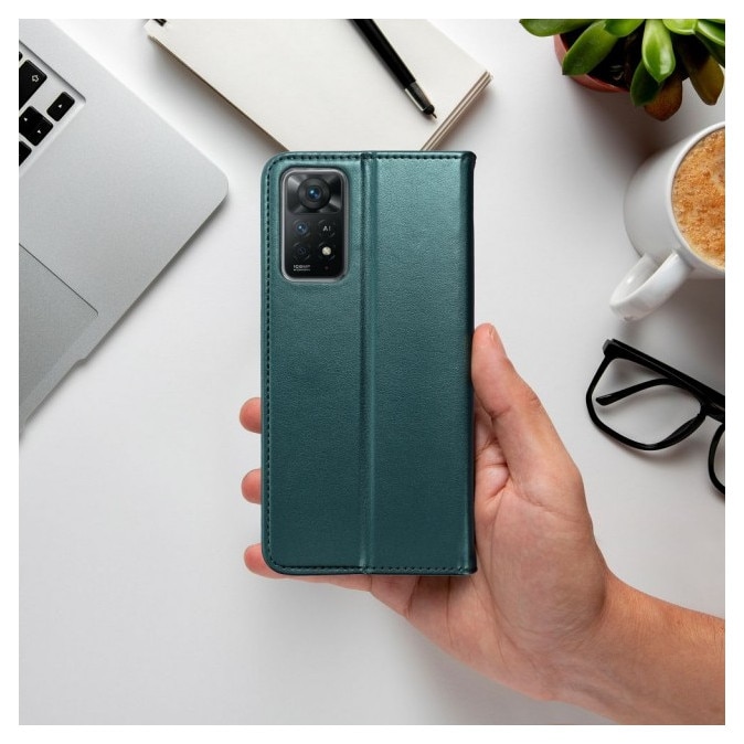 Husa Upzz® Smart Magneto Pentru Oppo Reno 16 F / FS, Inchidere magnetica, Protectie sporita, Verde