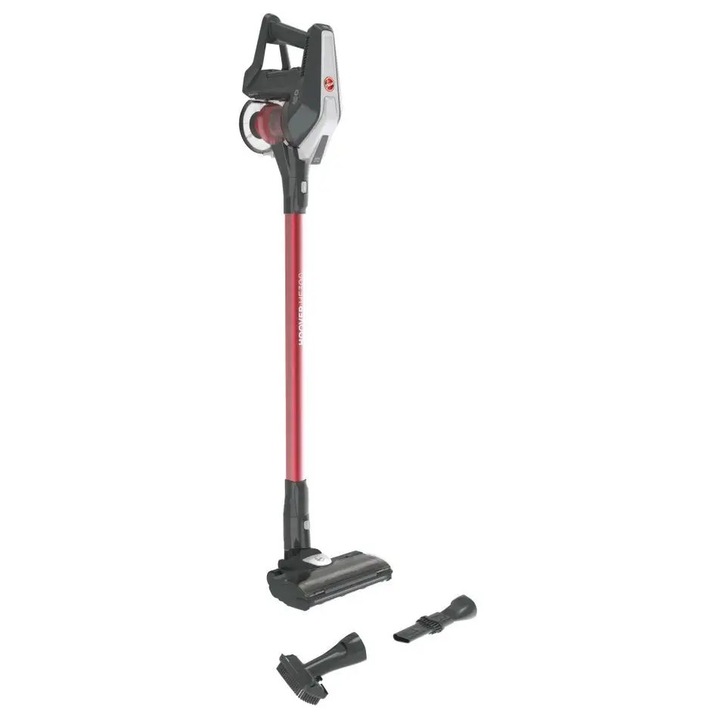Hoover H-Free 300 Pet Aspirator cu Acumulator, Rosu/Gri, 240.0W 22.0V