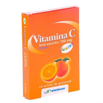Vitamina C 100mg Portocale Amniocen 20tbl Vitamina C 100mg Portocale Amniocen 20tbl