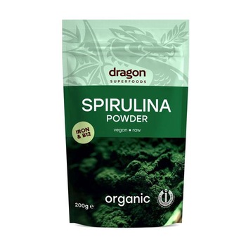 Spirulina Pulbere Raw Bio Dragon Superfoods 200gr Spirulina Pulbere Raw Bio Dragon Superfoods 200gr