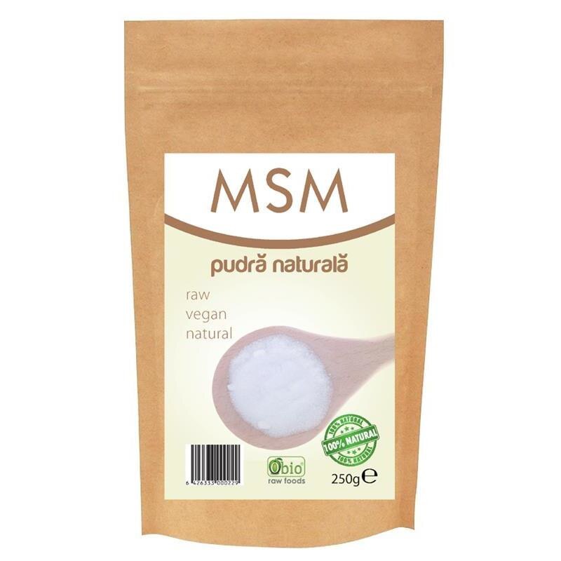 MSM Pulbere Raw Obio 250gr
