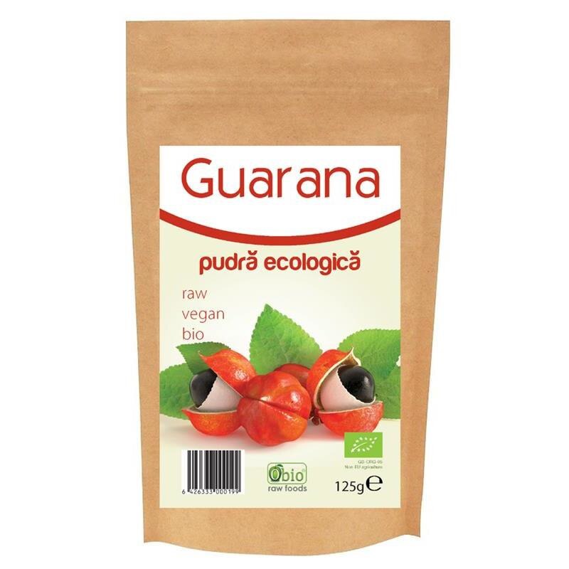 Guarana Pulbere Bio Raw Obio 125gr